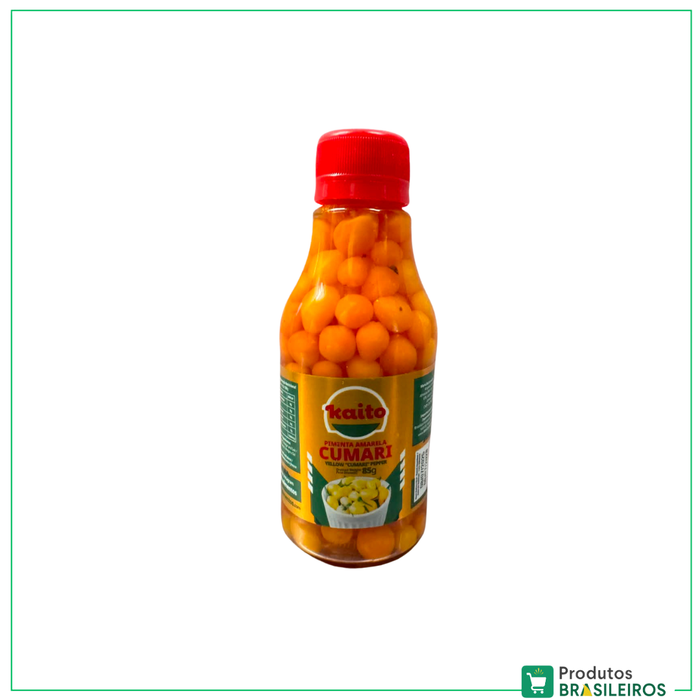 Pimenta Amarela Cumari / Yellow Cumari Pepper KAITO - 85g - Produtos Brasileiros