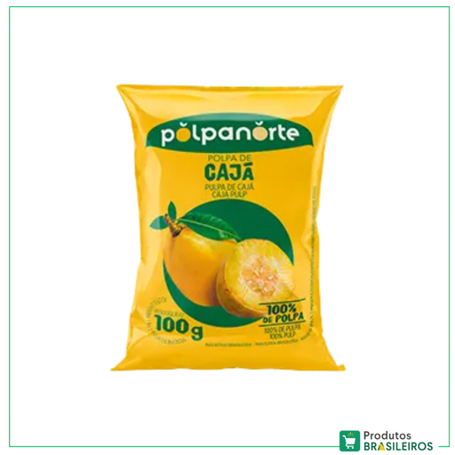 Polpa de Cajá / Cajá Pulp POLPA NORTE - 100g - Produtos Brasileiros