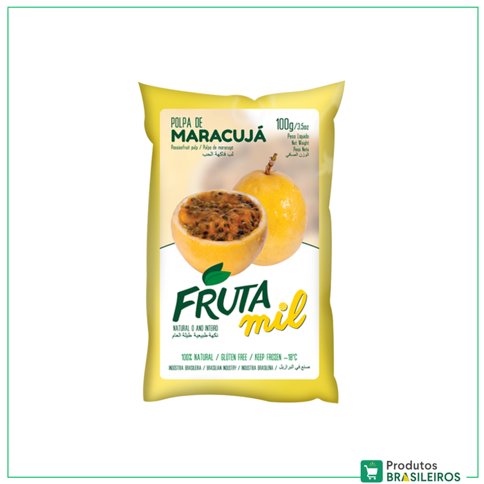 Polpa de Maracujá / Passion Fruit Pulp FRUTAMIL - 100g
