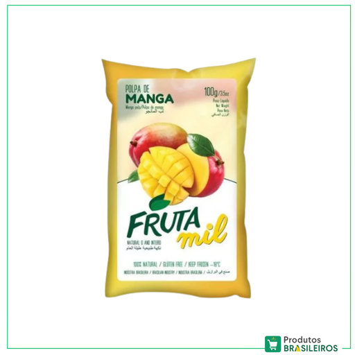 Polpa de Manga / Mango Pulp FRUTAMIL - 100g - Produtos Brasileiros