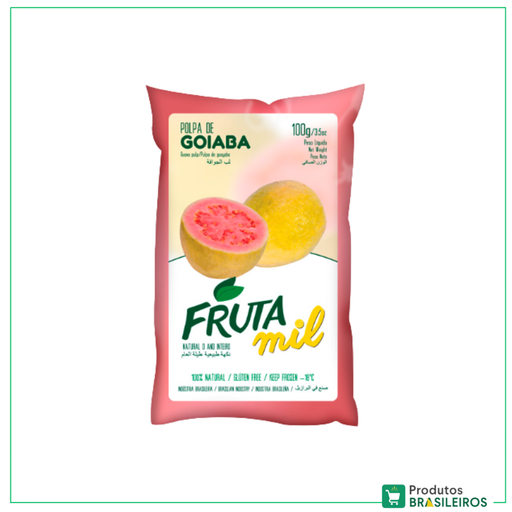 Polpa De Goiaba / Guava Pulp FRUTAMIL - 100g - Produtos Brasileiros