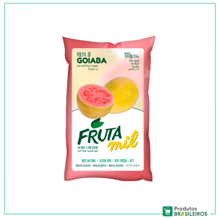 Polpa De Goiaba / Guava Pulp FRUTAMIL - 100g - Produtos Brasileiros