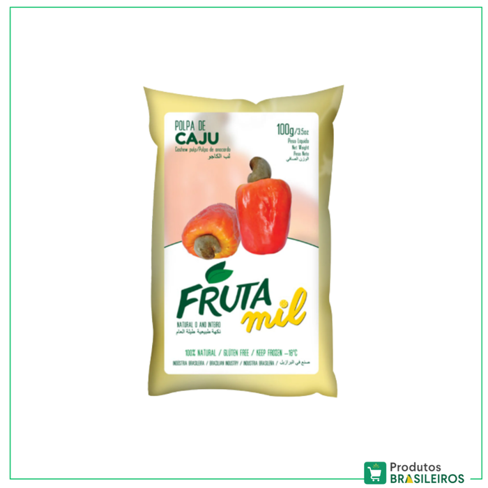 Polpa de Caju / Cashew Pulp FRUTAMIL - 100g - Produtos Brasileiros