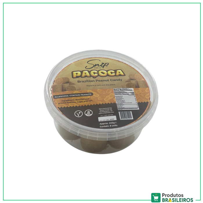 Paçoca Rolha / Peanut Candy - SNIP - 240g