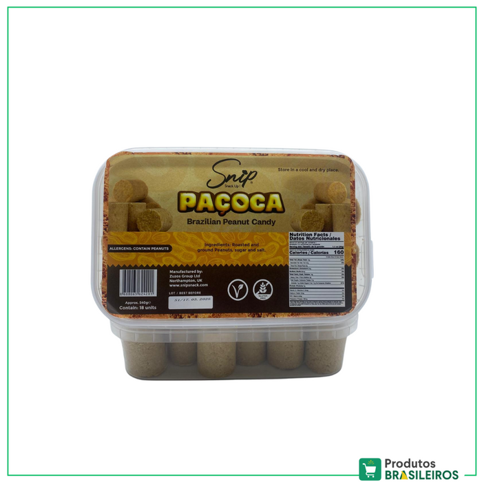 Paçoca em Rolha / Peanut Candy SNIP - 540g