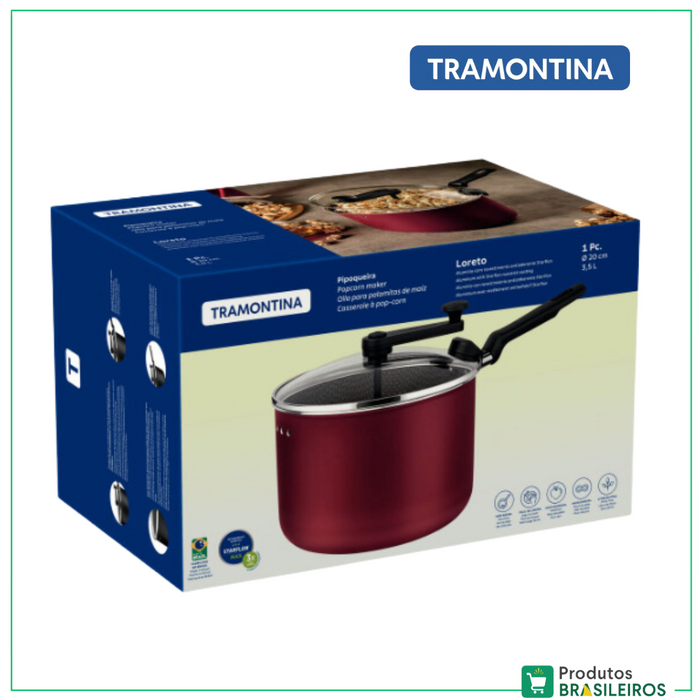 Panela Pipoqueira / Popcorn Maker TRAMONTINA - 3.5L
