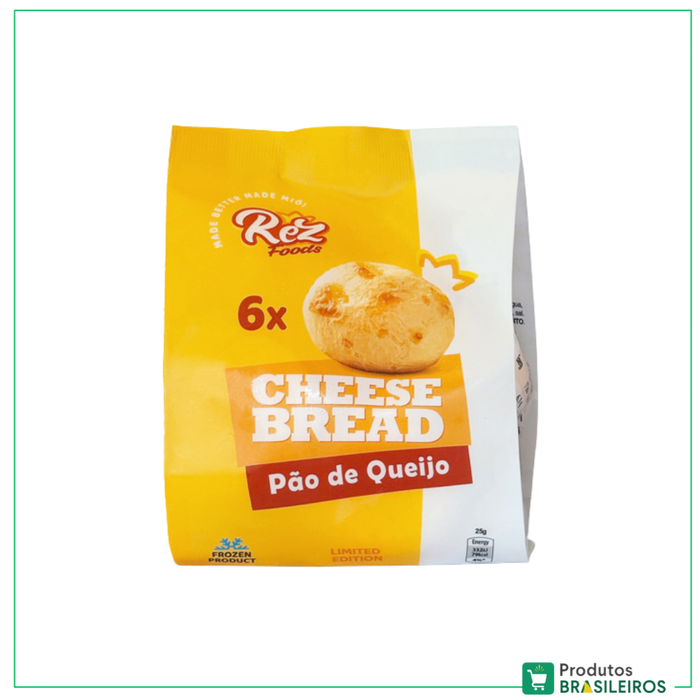 Pão de Queijo Congelado / Frozen Cheese Bread REZ FOODS - 6un - Produtos Brasileiros