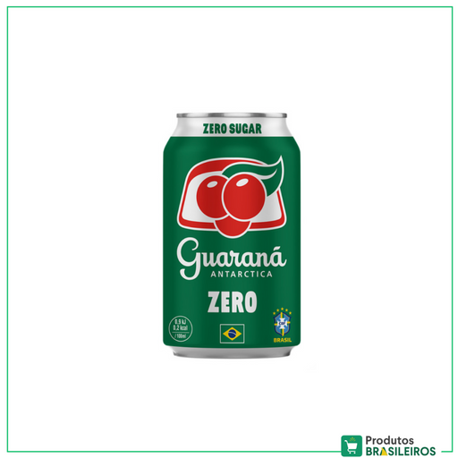 Refrigerante Guaraná Zero / Guaraná Soft Drink Zero ANTARCTICA - 330ml