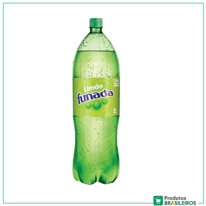 Refrigerante Tubaína de Limão / Lemon Tubaína Soft Drink FUNADA - 2L