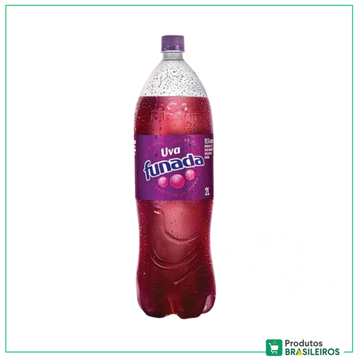 Refrigerante Tubaína de Uva / Grape Tubaína Soft Drink FUNADA - 2L