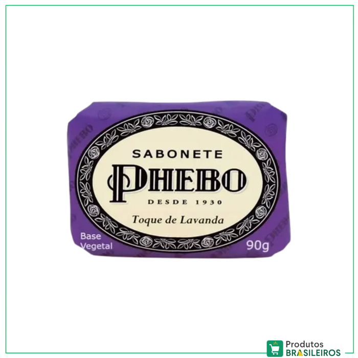 Sabonete Toque de Lavanda / Lavender Soap Bar PHEBO - 90g - Produtos Brasileiros