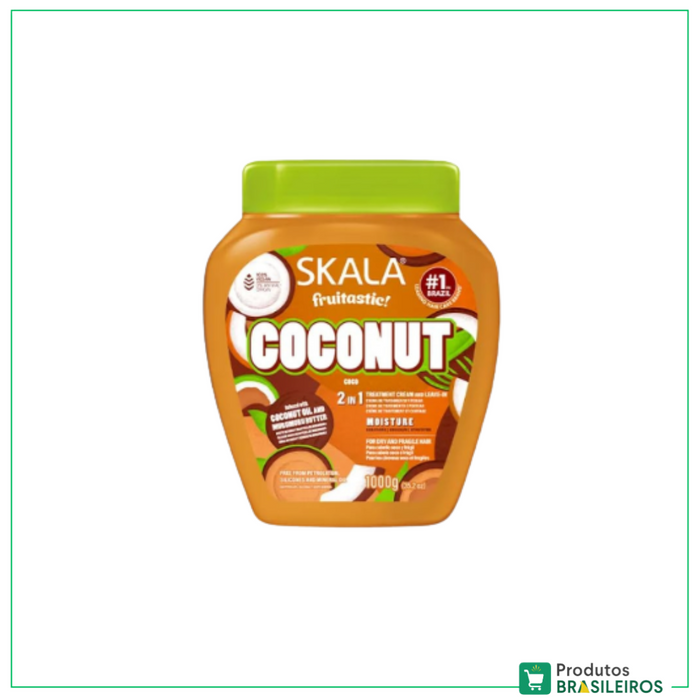 Creme de Hidratação Coco SKALA - 1000ml - Produtos Brasileiros