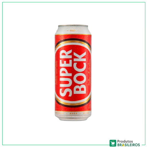 Cerveja Super Bock Lata / Super Bock Beer Can SUPER BOCK - 330ml - Produtos Brasileiros