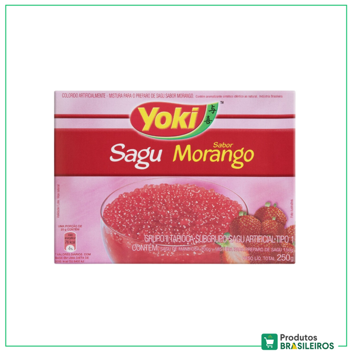 Sagu de Morango / Strawberry Sagu YOKI 250g