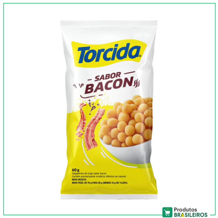 Salgadinho Sabor Bacon TORCIDA - 60g / TORCIDA Bacon Flavour - 60g