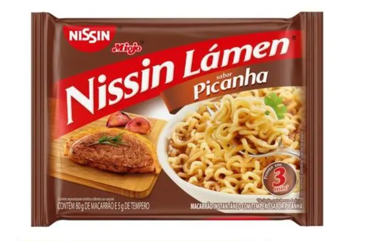 Miojo Sabor Picanha / Picanha Flavoured Noodles NISSIN - 85g