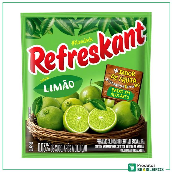Refresco em pó Limão REFRESKANT - 25g - Produtos Brasileiros