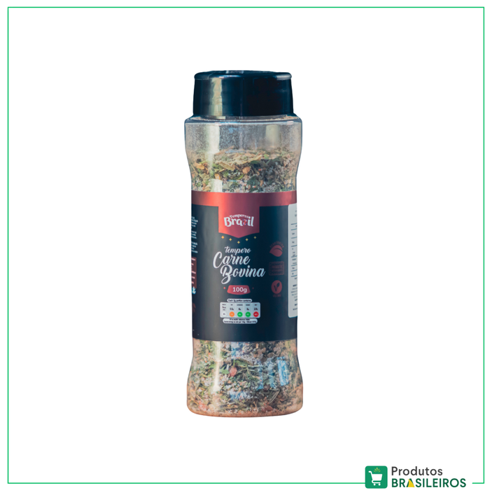 Tempero Carne Bovina / Beef Seasoning TEMPEROS BRAZIL - 100g - Produtos Brasileiros