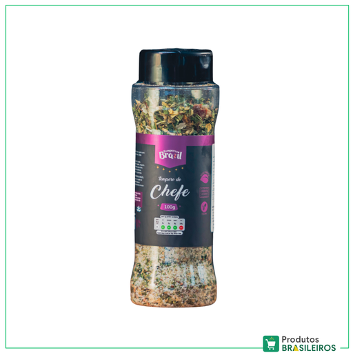 Tempero do Chef / Chef's Seasoning TEMPEROS BRAZIL - 100g - Produtos Brasileiros