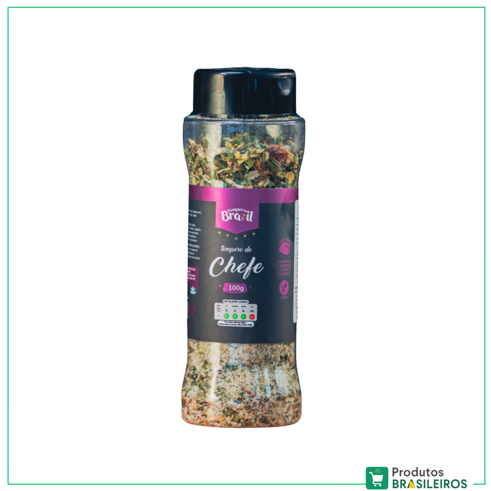 Tempero do Chef / Chef's Seasoning TEMPEROS BRAZIL - 100g - Produtos Brasileiros