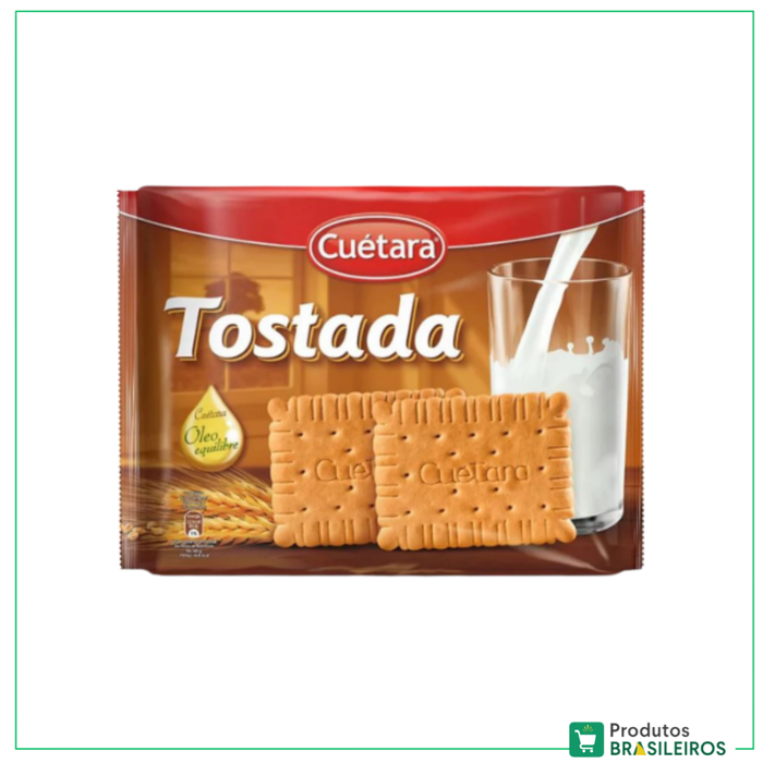 Bolacha Tostada / Toasted Biscuit CUÉTARA - 800g - Produtos Brasileiros
