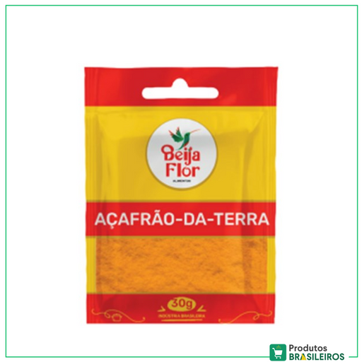 Açafrão da Terra BEIJA FLOR - 30g - Produtos Brasileiros