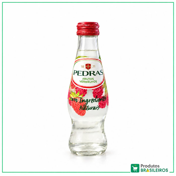 Água com Gás Sabor Frutas Vermelhas / Red Berries Flavoured Sparkling Water PEDRAS - 250ml