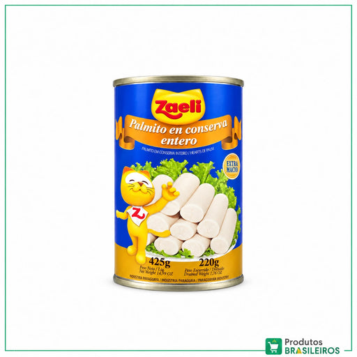 Palmito em Conserva enlatado / Heart of Palm KAITO - 425g - Produtos Brasileiros