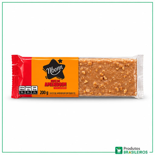 Doce de Amendoim Tipo Caseiro / Peanut Candy NBONN - 200g - Produtos Brasileiros