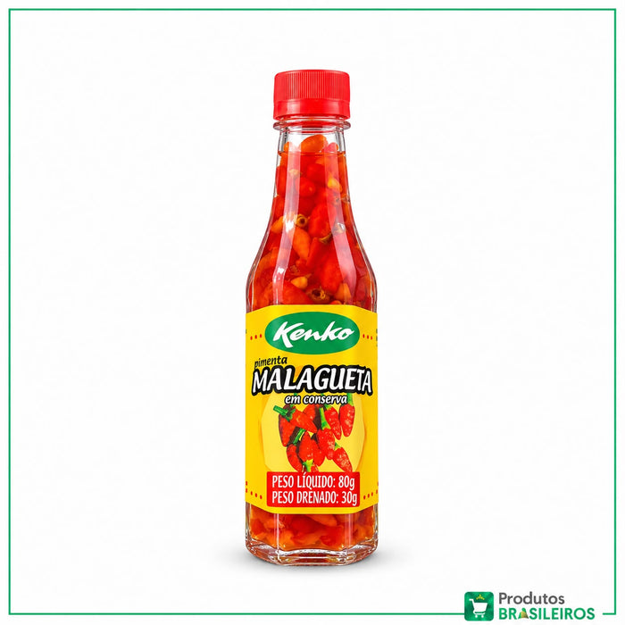Pimenta Malagueta / Malagueta Chilli Pepper KENKO - 80g - Produtos Brasileiros