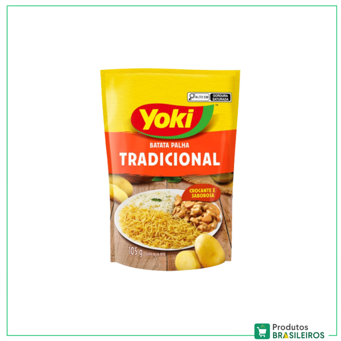 Batata Palha Tradicional / Tradicional Potato Sticks YOKI - 105g - Produtos Brasileiros