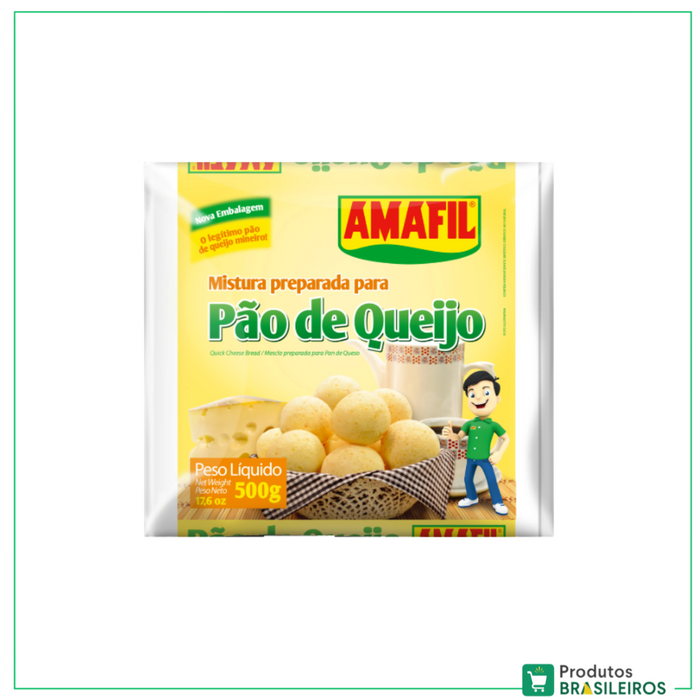 Mistura para Pão de Queijo / Cheese Bread Mix AMAFIL- 500g - Produtos Brasileiros