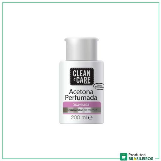 Acetona Perfumada CLEAN E CARE - 200ml - Produtos Brasileiros