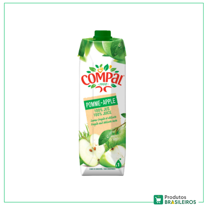 Suco de Maçã / Apple Juice COMPAL - 1L - Produtos Brasileiros