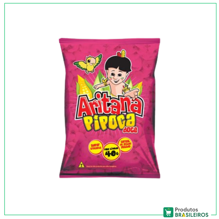 Pipoca Doce / Sweet Popcorn ARITANA - 40g - Produtos Brasileiros