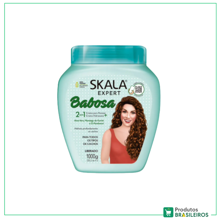 Creme de Hidratação Babosa / Aloe Vera Hair Mask SKALA - 1000ml - Produtos Brasileiros