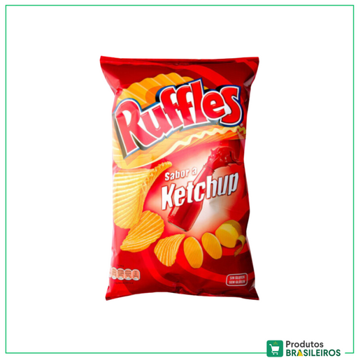 Batata Chips Ketchup RUFFLES - 45g - Produtos Brasileiros