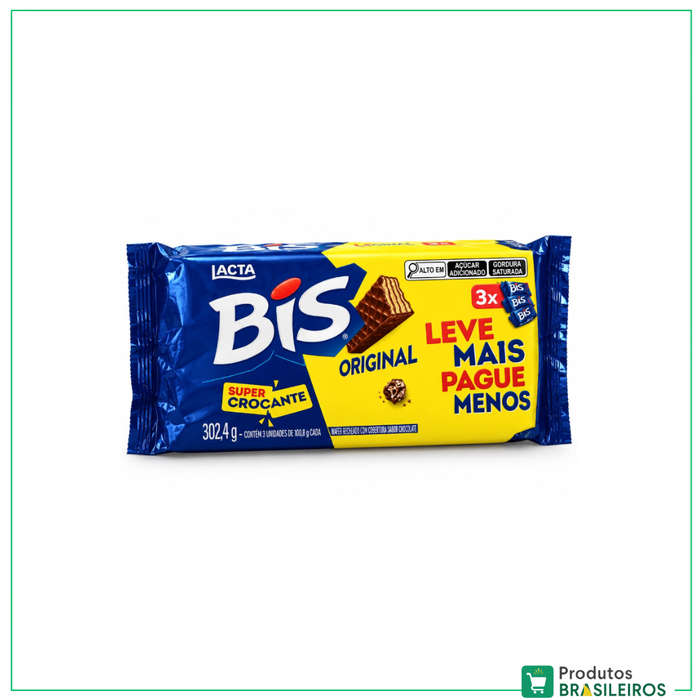 Wafer Chocolate Bis / Chocolate Wafer Bis LACTA - 302.4g