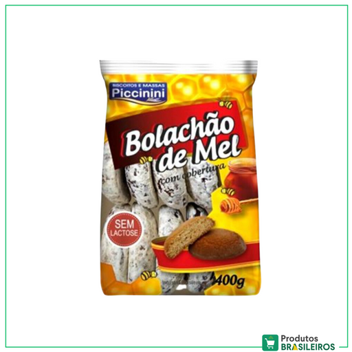 Bolachão de Mel PICCININI  - 400g - Produtos Brasileiros