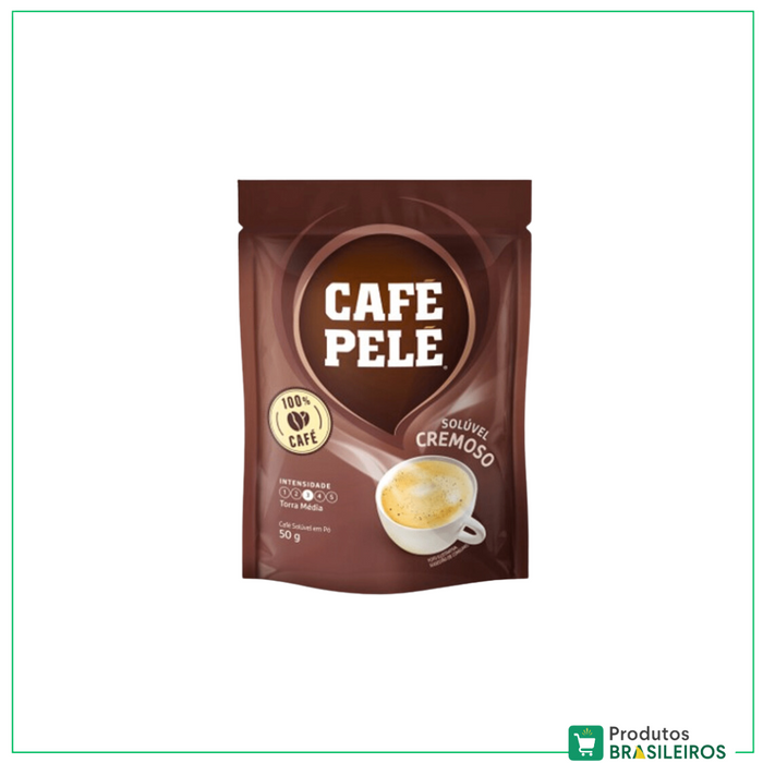 Cafe Solúvel  PELÉ - 50g - Produtos Brasileiros