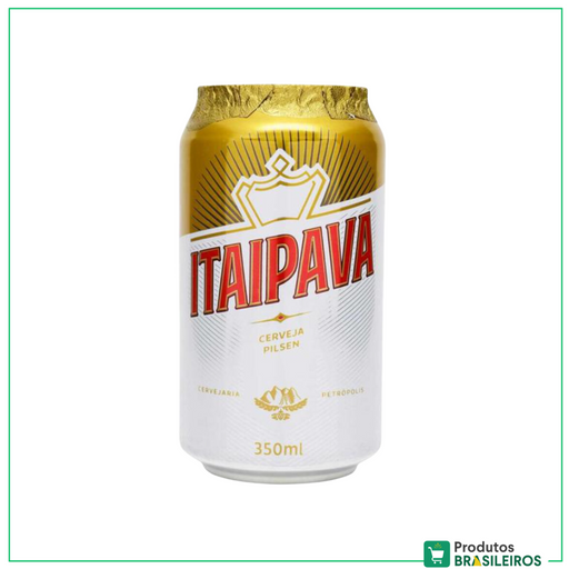 Cerveja ITAIPAVA Lata - 350ml - Produtos Brasileiros