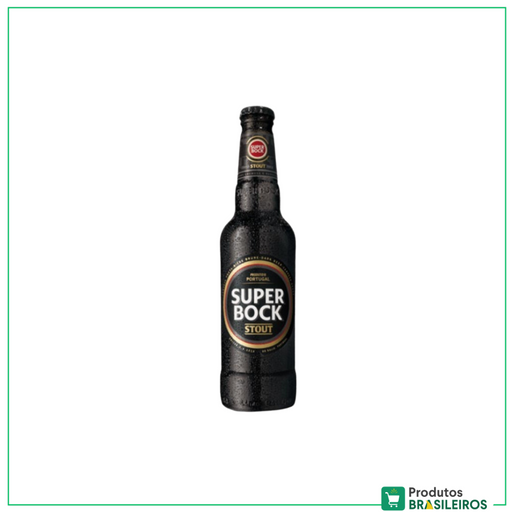 Cerveja Stout SUPER BOCK  Long Neck - 330ml - Produtos Brasileiro