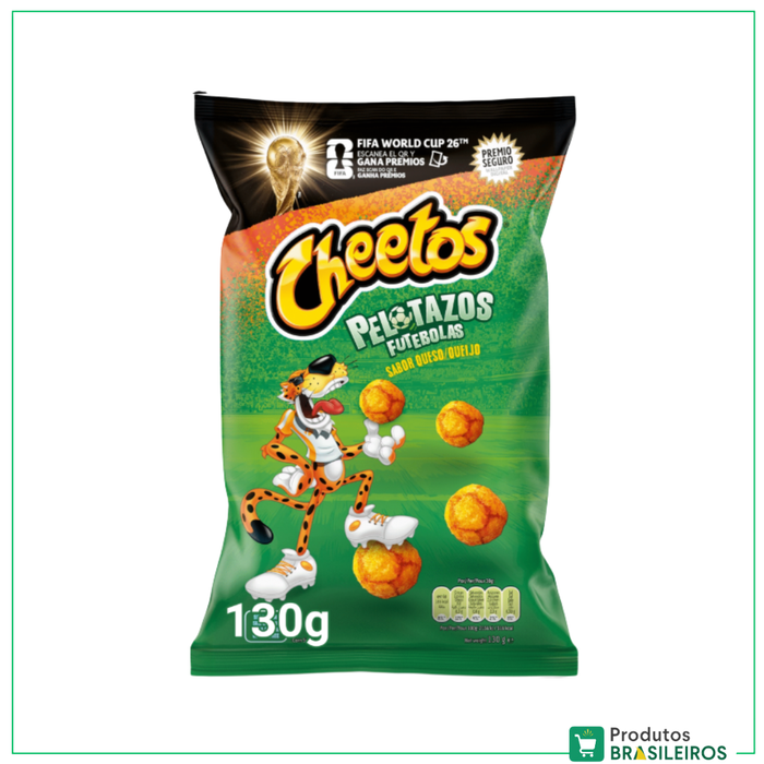 Salgadinho de Queijo (PeloTazos FuteBolas) / Cheese Crisp CHEETOS - 130g