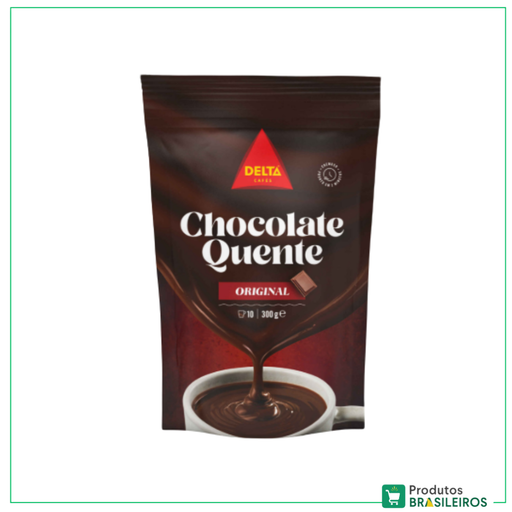 Chocolate Quente em Pó / Hot Chocolate Powder DELTA - 300g - Produtos Brasileiros