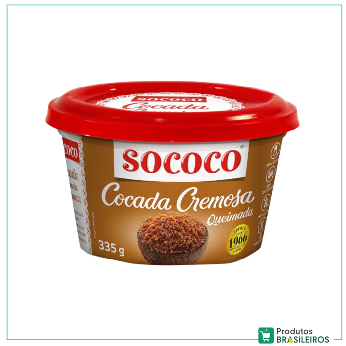 Cocada Queimada Cremosa / Toasted Creamy Coconut Spread SOCOCO - 335g