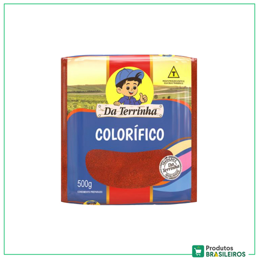 Colorífico em pó DA TERRINHA - 500g - Produtos Brasileiros