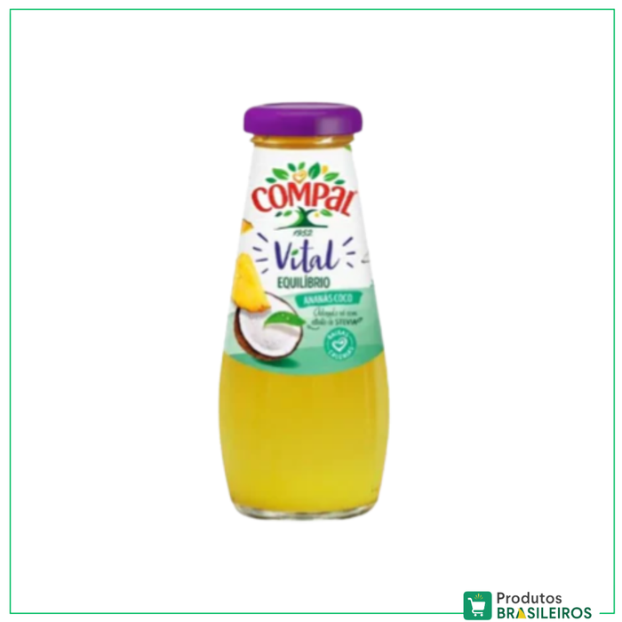 Suco Abacaxi e Coco / Pineapple and Coconut Juice COMPAL - 200ml