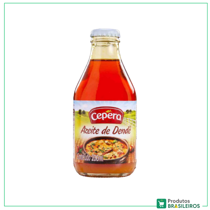 Azeite de Dendê / Red Palm Oil CEPÊRA - 200ml - Produtos Brasileiros