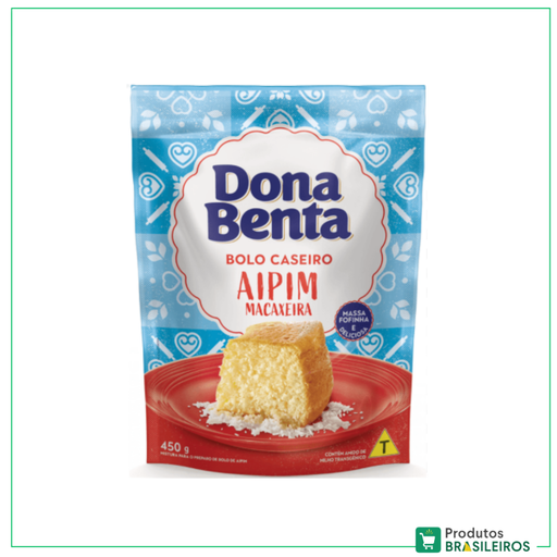 Mistura para Bolo Sabor Aipim / Cassava Cake Mix DONA BENTA - 450g - Produtos Brasileiros