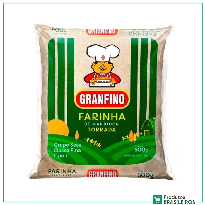 Farinha de Mandioca Torrada / Toasted Cassava Flour GRANFINO- 500g